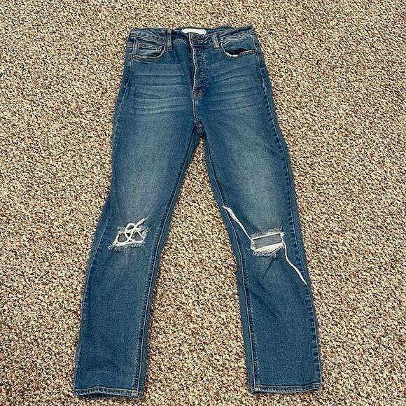 HIDDEN SIZE 28 Denim Jeans Button Fly - Picture 1 of 6